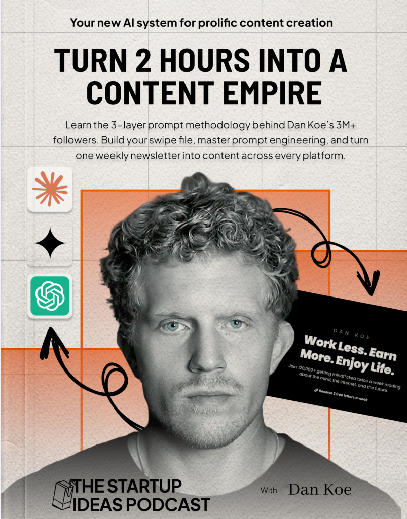 深扒 Dan Koe 的千万粉秘籍：如何用 AI 打造一人公司的内容流水线？（附核心 Prompt）